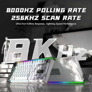 Teclado Mecánico para Juegos ATTACK SHARK R85HE con Cable, 75% Hall Effect, Rapid Trigger, RGB, 8K Polling, 5 Capas de Aislamiento Acústico - Product Image 5