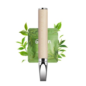 Stainless Herb Aroma Therapy Green Tea Refillable Essential Oil <b>Diffuser</b> Scent Cigarette Organic Cotton Wick Smokeless Inhaler - Product Image 1