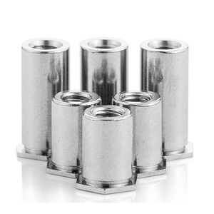 10pcs/bag 304 Stainless Steel Hexagon Flat Head Blind-Threaded <b>Standoffs</b> M2 M3 M5 M6 Self Clinching Blind Rivet Studs Nut BSOS - Product Image 3