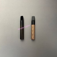Inhalateur d'aromathérapie personnalisé sans fumée, inhalateur d'huiles essentielles en bois, inhalateur sans fumée à bâtonnet rempli de noyau pour arrêter de fumer