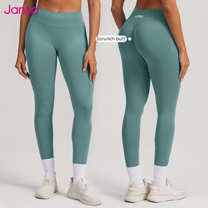 Leggings de Yoga sin Costuras para Mujer con Logotipo Personalizado, Ropa Deportiva, Efecto Scrunch, para Entrenamiento, de Cintura Alta para Gimnasio y Fitness - Product Image 1