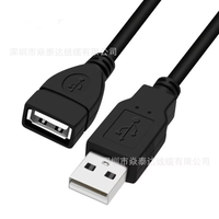 Cable de Extensión USB 2.0 Seguro, Macho a Hembra, Carga Rápida de 3A, Transmisión de Datos de Alta Velocidad, Material de PVC para Computadora y Teléfono Móvil
