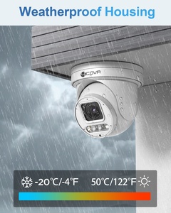 Sistema de Cámaras de Seguridad PTZ PoE 4COVR de 8 Canales, Cámara PTZ PoE de 4x5MP con Zoom 5X, Visión Nocturna en Color, Detección de Personas/Vehículos, Audio Bidireccional, Kit NVR - Product Image 5