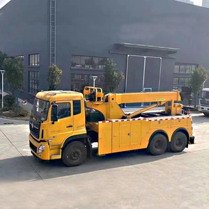 Nuevo Camión Grúa de Remolque Diésel Dongfeng de 20 Toneladas, Manual, con Grúa Hidráulica de Rescate <span class=keywords><strong>en</strong></span> <span class=keywords><strong>Carretera</strong></span> con Rotación de 360 Grados - Product Image 4