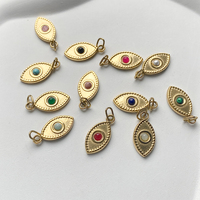 Breloques EMANCO de luxe en semi-pierres précieuses colorées, anti-allergie, en acier inoxydable, design simple et DIY pour collier et bracelet