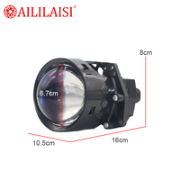Nouveau projecteur de phare Bi LED de 3 pouces, lumière bifocale, 6500 lumens, 6000K, ajustement universel pour Chevrolet Mercedes Cla Renault Duster
