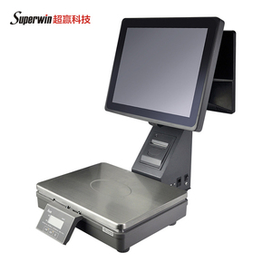 Max 15kg restaurante Pos electrónica del sistema de pesaje Digital con las escalas de 58mm impresora térmica - Product Image 1