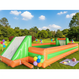 Emozionanti Giochi Sportivi Vendita Diretta Dalla Fabbrica <span class=keywords><strong>Campo</strong></span> <span class=keywords><strong>da</strong></span> <span class=keywords><strong>Calcio</strong></span> Gonfiabile e Pista Saponata Castello Gonfiabile Divertente - Product Image 2