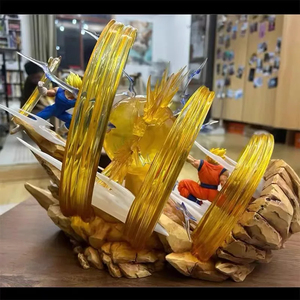 Figura de Acción de PVC de Anime Dragon Ball Z, Son <span class=keywords><strong>Goku</strong></span> <span class=keywords><strong>vs</strong></span> <span class=keywords><strong>Vegeta</strong></span>, Muñeco Coleccionable, Regalo de Cumpleaños para Niños, Venta al Por Mayor - Product Image 3