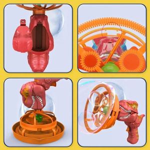 Máquina de Burbujas Eléctrica Automática con Forma de Dinosaurio para Niños, Uso en Exteriores de Verano - Product Image 4