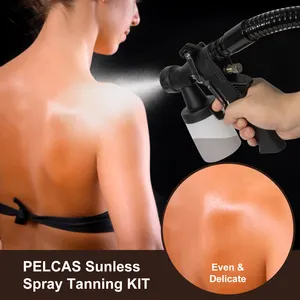 PELCAS Professional Tanning Airbrush Makeup Tools Portable Spray Tan Machine
