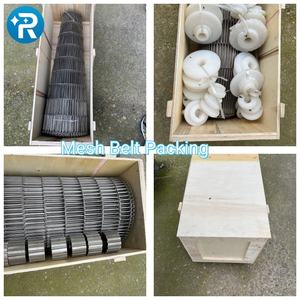 Nieuwe voedselveilige roestvrijstalen transportband voor bakoven, tortilla-koeling, hoge temperatuurbestendigheid, verstelbaar - Product Image 5