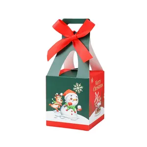 Retail New Arrival Apple Christmas Box Small High Quality Lovely Christmas Packaging Paper Boxes