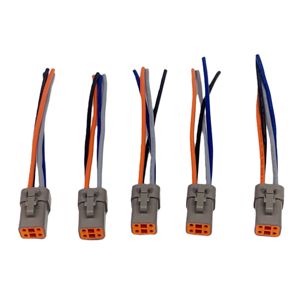 Automotive deutsch dtp 4 pin connettore femmina dtp06-4s filo trecce auto cablaggio auto illuminazione imbracatura per autocarro - Product Image 2