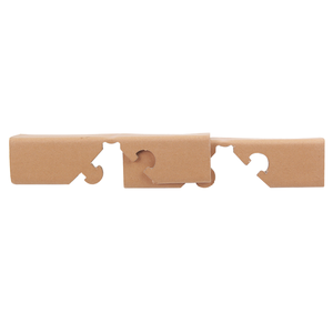 Protection d'angle en carton brun personnalisée, en papier recyclé, pour l'emballage des palettes en entrepôt - Product Image 1