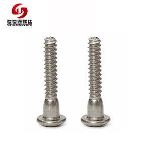Tornillos de cámara ocultos Tornillo de paso autorroscante Phillips de cabeza en T de acero inoxidable M2 * 12 TB - Product Image 6