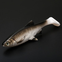 Leurre de pêche souple de simulation de grande taille 15,5 cm 35 g, appât artificiel pour la pêche en mer à la traîne, pour la pêche en bateau de poissons rouges, thon, maquereau