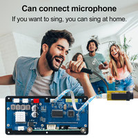 Module amplificateur Bluetooth V5.3 VIRE 120W avec décodeur MP3 2*60W pour autoradio, microphone, radio, lecteur MP3 DIY, module USB en plastique