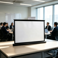 Écran de projection portable personnalisé pour voyage, bureau, 20 pouces, 3D, 4K, écran de projection de table, petit écran de projection mobile pour petit espace