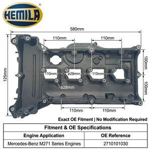 Pièces automobiles HEMILA 2710101030 2710100430 Ensemble de couvercle de soupape avec joint, adapté aux pièces de moteur <span class=keywords><strong>Mercedes</strong></span>-Benz M271 - Product Image 4