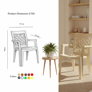 Wholesale Durable <b>Stackable</b> Plastic Back <b>Dining</b> <b>Chairs</b> Heavy Capacity for Restaurant Hotel Cafe Outdoor Events Use - Product Image 2