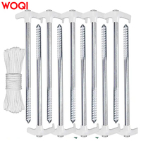 Piquets et butées en alliage d'aluminium WOQI pour le camping et la randonnée en famille