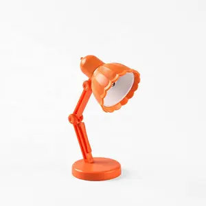Folding book clip Mini Table LED night light With Magnetic Warm Color Small Petal Shape Reading desk lamp