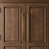 Poignées en laiton sur mesure pour portail antique et porte principale