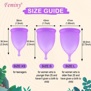 <span class=keywords><strong>Copa</strong></span> <span class=keywords><strong>Menstrual</strong></span> de silicona médica personalizada al por mayor y vidrio esterilizador - Product Image 3