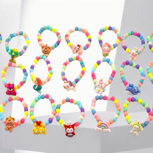 Pulsera Infantil Acrílica Dulce y Encantadora al Estilo Coreano, Joyería para Niños, Regalo al por Mayor, Exquisita - Product Image 4