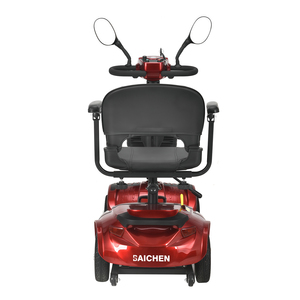 새로운 도매 <span class=keywords><strong>24V</strong></span> 350W 접이식 4 륜 전기 이동성 스쿠터 모든 지형 도로 장애인 성인 노인 이동식 20Ah - Product Image 4