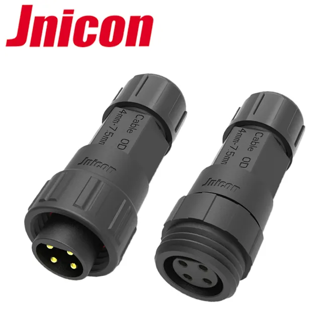 Jnicon Prodotti per Esterni Ip68 M16 Impermeabile 4 Pin Circolare Connettore per Luci a Led