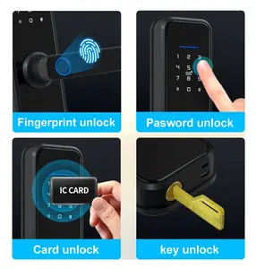 Finger abdruck Türgriff schloss Digital Smart Home Sicherheit drahtlose elektronische Eingangs steuerung schlüssel loses intelligentes Türschloss