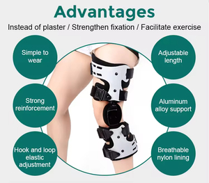 Có thể điều chỉnh Rom đầu gối Immobilizer y tế chỉnh hình bài OP bản lề chân ổn định Brace - Product Image 2