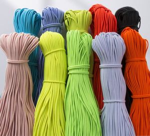 Cordon élastique robuste de 2,5 mm, 3 mm, 4 mm, 5 mm, 8 mm, 10 mm, corde antichoc colorée en caoutchouc, écologique, pour vêtements, sacs, chaussures - Product Image 2