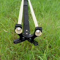 PIAOYU Lance-pierre professionnel puissant à longue portée avec laser, lance-pierre métallique extensible pour la chasse et les sports de tir en plein air