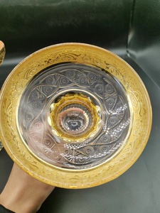 Articles d'étiquette de luxe artisanat moyen-orient asie centrale vaisselle <span class=keywords><strong>assiette</strong></span> de fruits torsadée européenne - Product Image 3