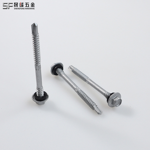 14 #   <span class=keywords><strong>Viti</strong></span> autoforanti in acciaio <span class=keywords><strong>inox</strong></span> impermeabili e antigraffio a doppio filetto grossolano per fissaggio punta tetto 50mm - Product Image 6