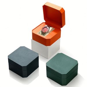 กล่องใส่นาฬิกาหนัง PU ทรงสี่เหลี่ยมหรูหรากล่องของขวัญพิมพ์ลายแบบกำหนดเอง - Product Image 5
