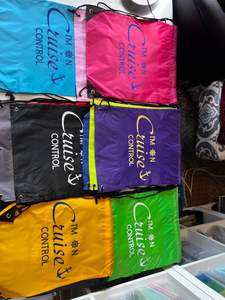 抽绳背包运动收纳涤纶抽绳包健身旅行促销背包运动、健身、旅行、游泳海滩 - Product Image 4