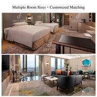 Projet de rénovation d'hôtels 5 étoiles de luxe, mobilier d'hôtel complet sur mesure, ensembles de meubles de chambre pour chambre d'hôtel moderne, suite de chambre
