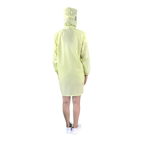 JEJOR lavabile capi da camera bianca antistatici riutilizzabili camice da laboratorio 98% in 2% di poliestere a filamento di carbonio ESD grembiule <span class=keywords><strong>con</strong></span> <span class=keywords><strong>cappuccio</strong></span> - Product Image 5