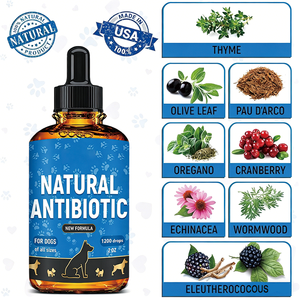 Antibiótico Líquido Herbal para Perros, Alivio de Picazón por Alergia, Salud de la Piel y el Pelaje, Apoyo Digestivo, Todas las Razas, Todas las Edades, 60 ml - Product Image 5