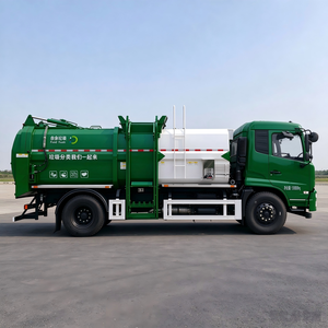 Nouveau camion de collecte des déchets alimentaires Dongfeng Kinland 14m³ 4*2 Diesel Euro5, véhicule de transfert de déchets humides avec réservoir scellé - Product Image 5