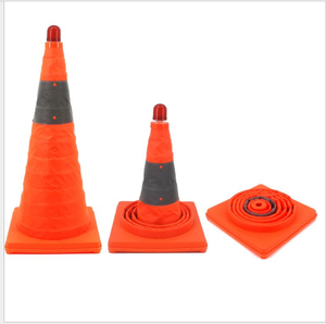 Cône de signalisation routière pliable et extensible en PP ABS - Product Image 4