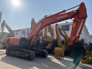 รถขุดฮิตาชิ ZX350H 35 ตัน เครื่องยนต์คัมมินส์ พร้อมวาล์ว ENERPAC ติดตั้งบนแทร็กสีส้ม อุปกรณ์ก่อสร้างงานหนักมือสอง - Product Image 4