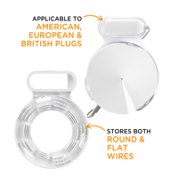 Bangcheer Wi-Fi Cable de montaje en pared Cajas de almacenamiento de línea de alimentación Cubierta de bajo precio para TP-Link Deco M5 Home Wi-Fi Routers Clasificador incluido