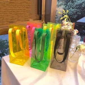 Paquetes de hielo de vino tinto, bolsos de vino de PVC de colores, pases de flores, bolsas de regalo - Product Image 1