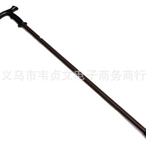 Bastón Telescópico con Eje de Metal y Punta de Goma Antideslizante, Bastón de Senderismo de Estilo Simple de Una Sola Sección - Product Image 3