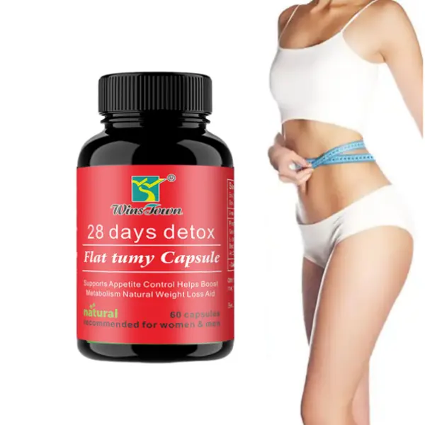 Slimming herbal extract controls weight gain by helping to boost metabolism Natural weight loss 28 days detox capsule